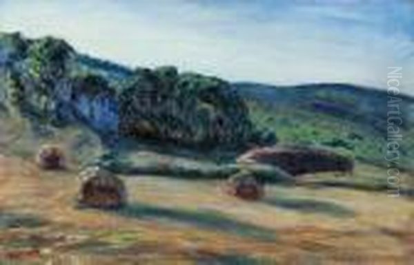 Le Champ De Foin Oil Painting by Rene Seyssaud