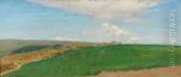 Coteaux Dans Le Vaucluse Oil Painting by Rene Seyssaud