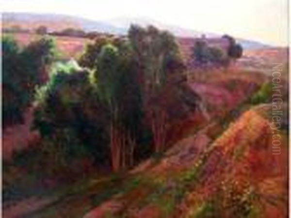 :paysage Aux Environs De Aurel, Vaucluse Oil Painting by Rene Seyssaud