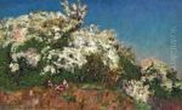 Les Chevriers. Oil Painting by Rene Seyssaud