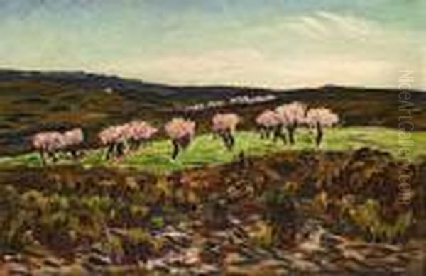 Printemps A Saint-chamas. Oil Painting by Rene Seyssaud