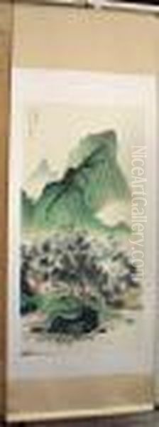 Jiangnan Chun Oil Painting by Chen Shaomei