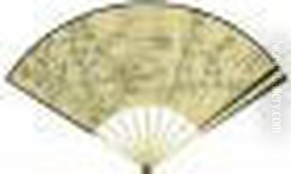 Drifting In A Rowing Boat Oil Painting by Chen Shaomei