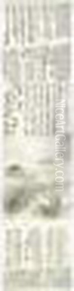 Pavilion By The Willow Oil Painting by Chen Shaomei