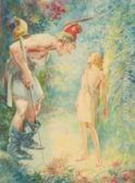 The Giant And The Child - You 
Let Me Play Once In Your Garden, To-day You Shall Come With Me To My 
Garden, Which Is Paradise