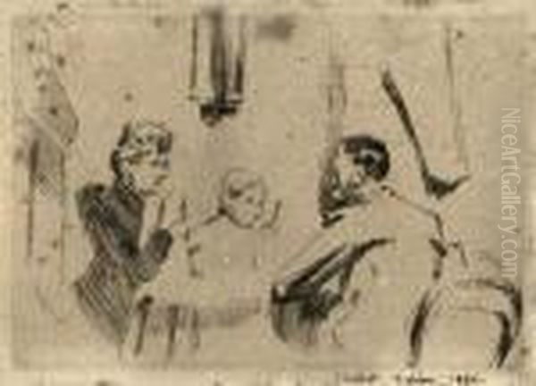 Italienisches Dorfchen, Dresden Oil Painting by Walter Richard Sickert