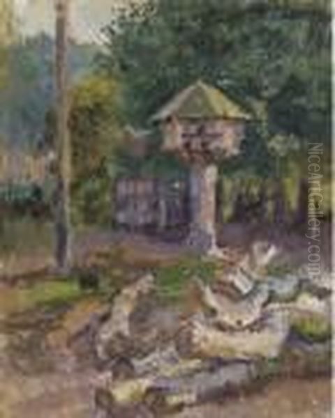 Le Vieux Colombier Oil Painting by Walter Richard Sickert