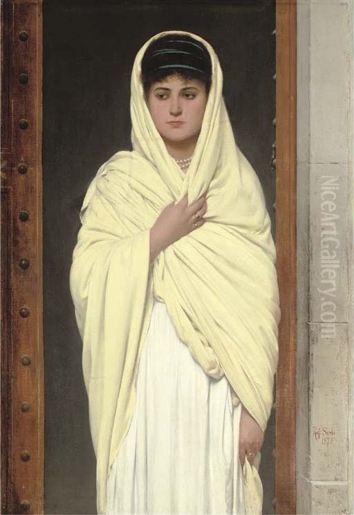 Rhea Oil Painting by Raffaello Sorbi