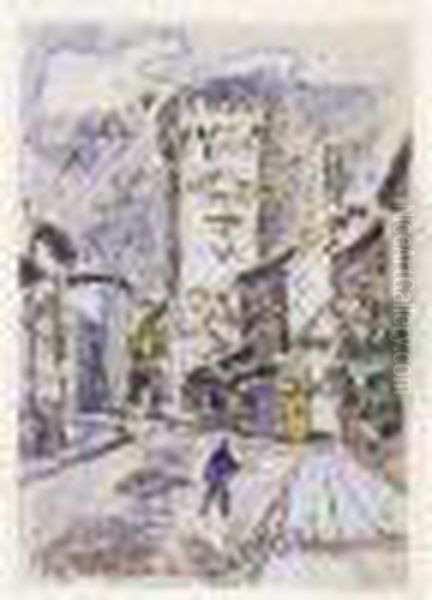 Ville Du Midi Oil Painting by Paul Signac