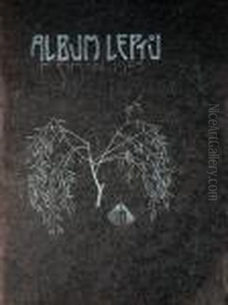 Album Leptu Oil Painting by Tavik Frantisek Simon