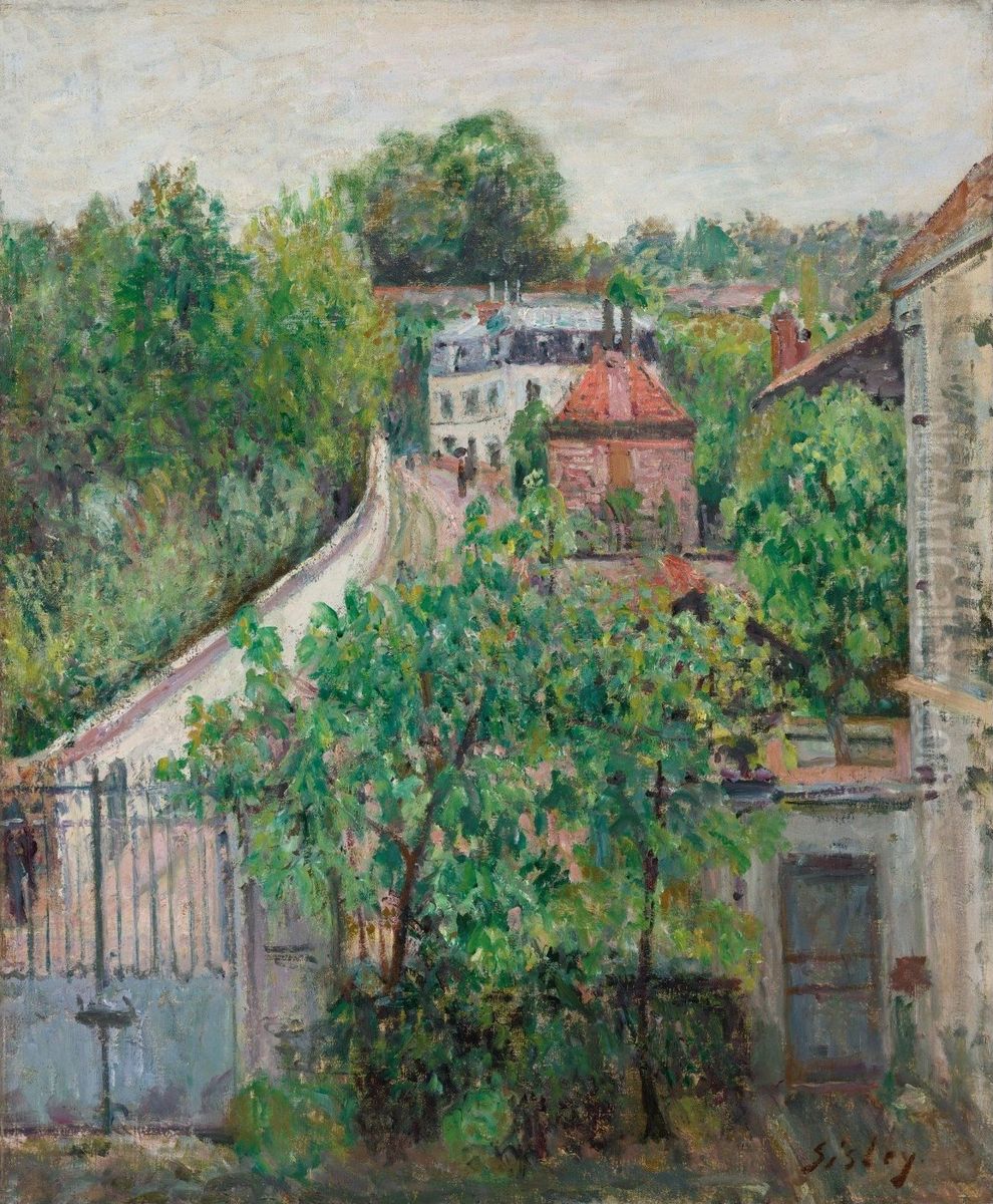 Vue De Sevres Oil Painting by Alfred Sisley