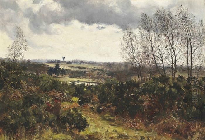 Over Putney Heath Oil Painting by John Falconar Slater