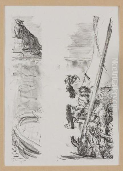 Illustration Zu Goethes Faust Oil Painting by Max Slevogt