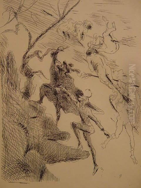 Hexen-sabbat Oil Painting by Max Slevogt