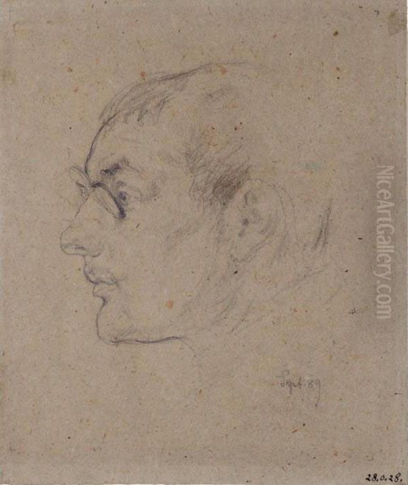 Portrait Oil Painting by Max Slevogt