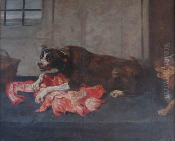 Chiens Devorant Un Quartier De 
Viande Toile 142 X 176 Cm Expert : Cabinet Turquin, Madame Chantal 
Mauduit Oil Painting by Frans Snyders