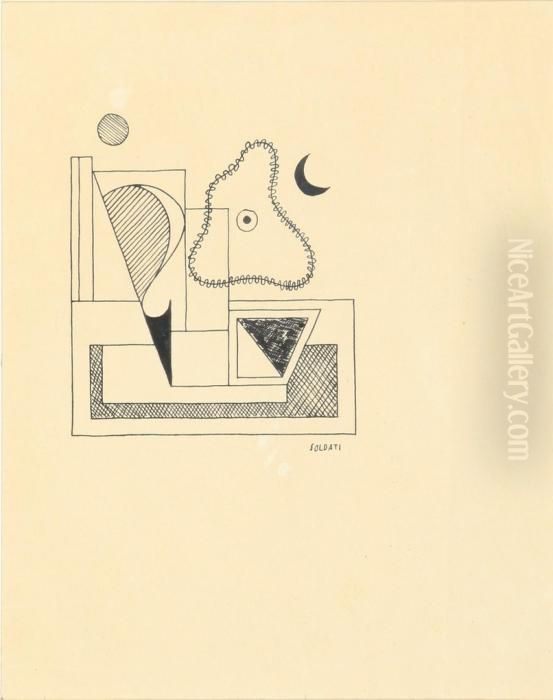 S.t. Oil Painting by Atanasio Soldati