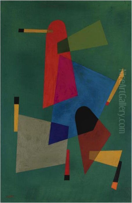 Senza Titolo Oil Painting by Atanasio Soldati