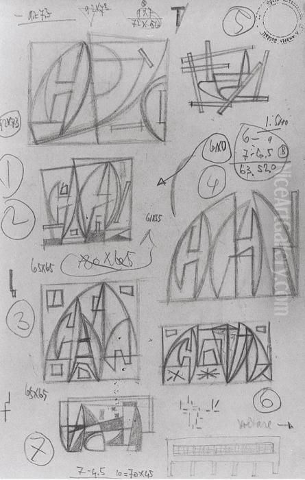 Foglio Di Studi Oil Painting by Atanasio Soldati