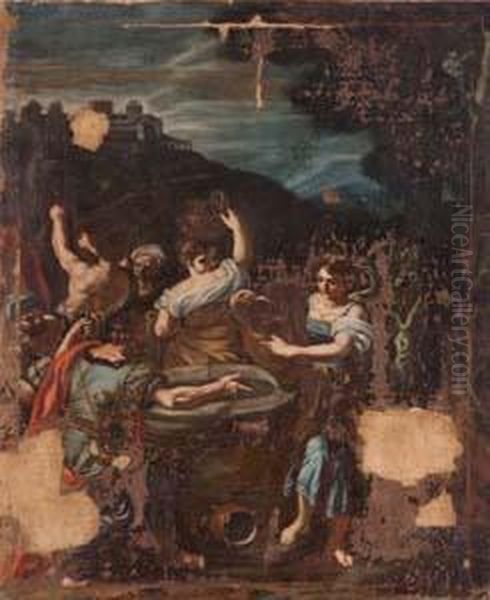 Rebecca Al Pozzo Oil Painting by Francesco Solimena