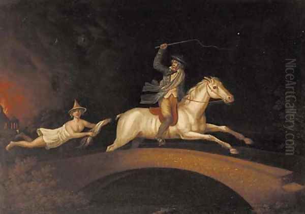 Tam 'o' shanter Oil Painting by English School