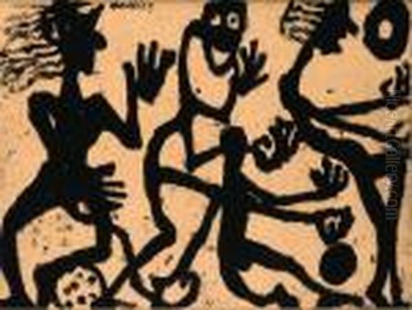 Panaces Oil Painting by Louis Soutter