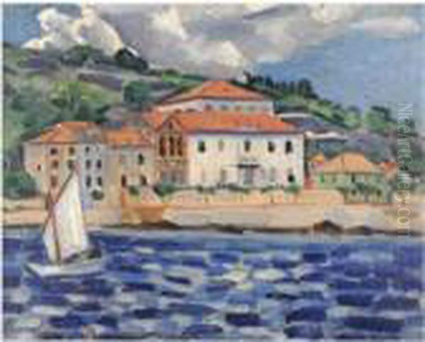 Along The Adriatic Oil Painting by Vaclav Spala