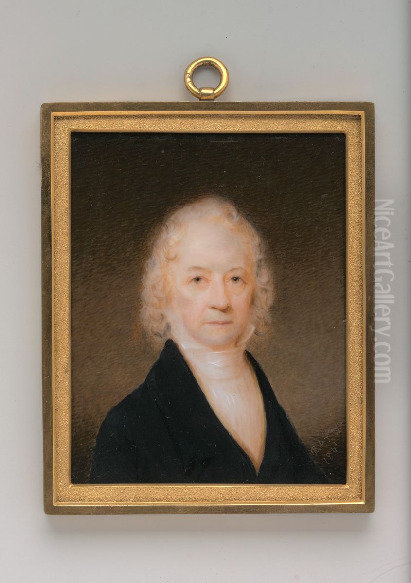 Washington Allston Oil Painting by Richard Morrell Staigg