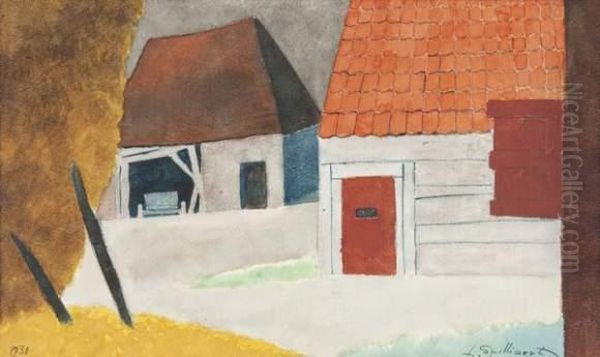 Etables D'une Ferme Oil Painting by Leon Spilliaert