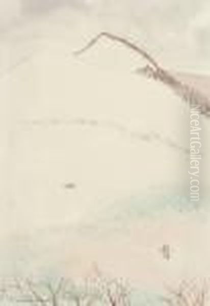 Rabits In The Dunes -lapins Dans Les Dunes Oil Painting by Leon Spilliaert