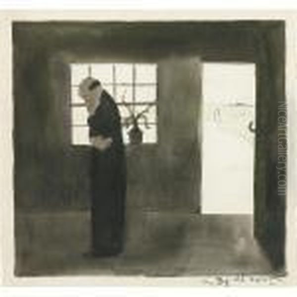 Collection Guy Et Chantal Heytens
 

 
 
 

 
 La Meditation Oil Painting by Leon Spilliaert