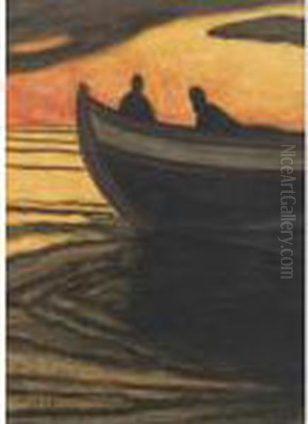 Collection Chantal Et Guy Heytens
 

 
 
 

 
 Marine Orange Oil Painting by Leon Spilliaert