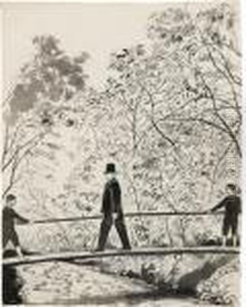 Collection Chantal Et Guy Heytens
 

 
 
 

 
 Personnages Sur Un Pont Oil Painting by Leon Spilliaert