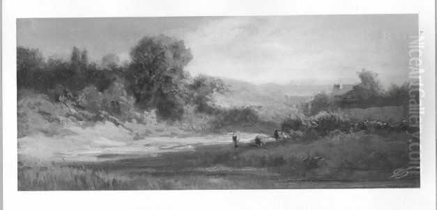 Landscape Oil Painting by Carl Spitzweg