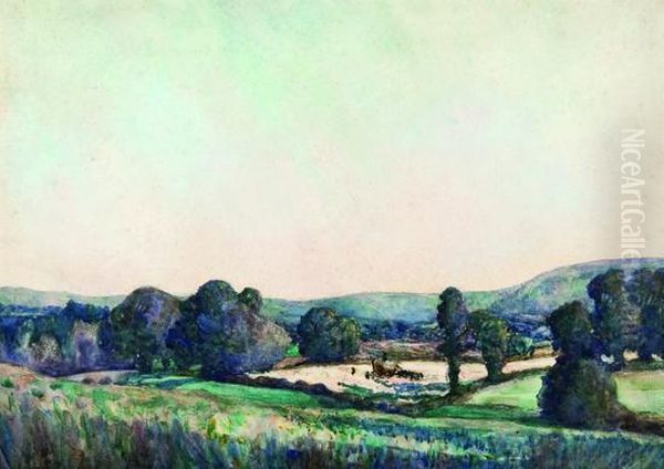 Landscape Oil Painting by Henry John Sylvester Stannard