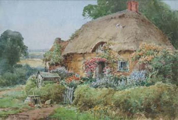 British Oil Painting by Henry John Sylvester Stannard