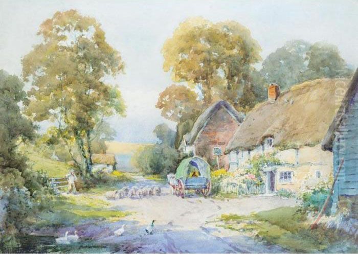 Going To Market Oil Painting by Henry John Sylvester Stannard