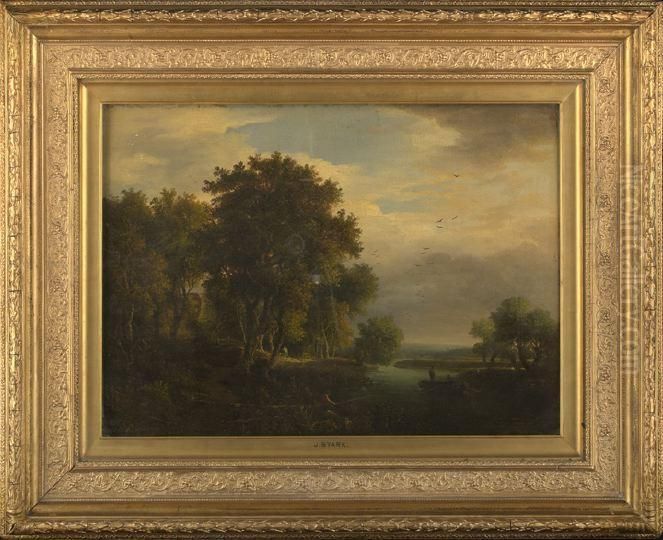 Stark Oil Painting by James Stark