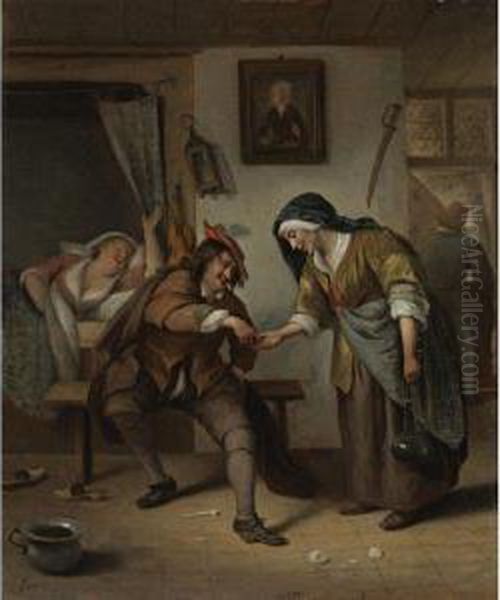 Jan Havicksz. Steen Oil Painting by Jan Steen