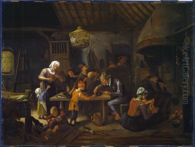 The Lean Kitchen Oil Painting by Jan Steen