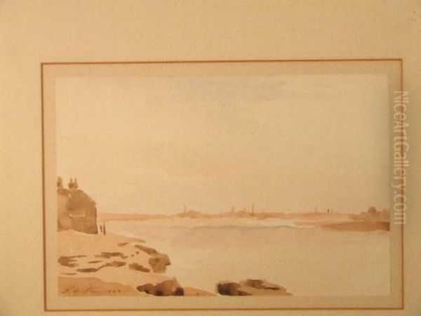 Estuary Oil Painting by Philip Wilson Steer