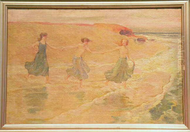 The Three Muses Oil Painting by Philip Wilson Steer