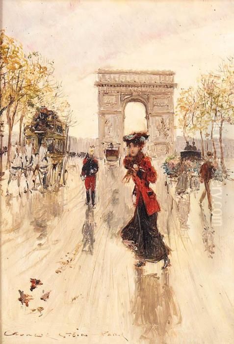 L'arc De Triomphe Oil Painting by Georges Stein