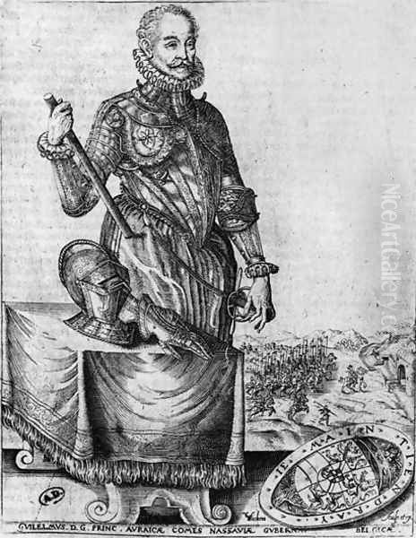 dilliam I 1533-84 The Silent, Prince of Orange Oil Painting by Christoffel van the Elder Sichem