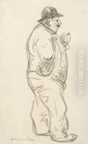 Le Maquignon Oil Painting by Theophile Alexandre Steinlen