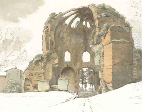 The Minerva Medica, Rome Oil Painting by Thomas Smith