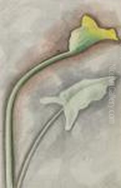 Yellow Calla Oil Painting by Joseph Stella