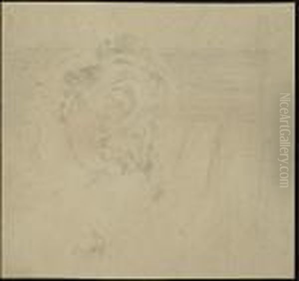 Study Of A Sleeping Woman Oil Painting by Joseph Stella