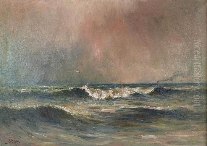 Marine Oil Painting by Romain Steppe