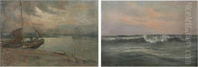 Marine Oil Painting by Romain Steppe